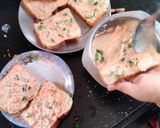 A picture of step 2 of Vegetable malai Toast.