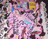 Foto del paso 10 de la receta: Torta de las redes sociales para Bianca!!❤️❤️❤️