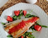 Foto del paso 11 de la receta: Lubina con vinagreta de fresas
