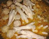 Foto langkah ke 6 dari resep Ceker bakso paha mercon.