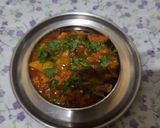 A picture of step 10 of Vidarbha special Nagpuri style Wanga batata Saoji masala bhaji.
