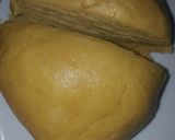 A picture of step 2 of Star rainbow cookies.