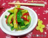 Hình bước làm 5 của món Bí Ngòi Xào 애호박볶음