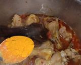 A picture of step 9 of Sarson Ka saag chicken.