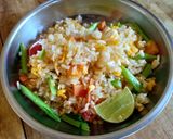 A picture of step 4 of Egg Fried Rice 🥚.
