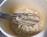 A picture of step 9 of Plum and Almond Clafoutis with Chickpea Flour.