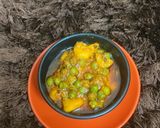 आलू मटर (aloo matar recipe in Hindi) रेसिपी चरण 3 फोटो