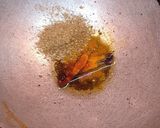 A picture of step 2 of Kumaoni Aloo Gutke with pooris.
