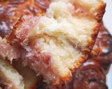 Pas rețetă Deliciu cu nuca de cocos și gem de vișine 6 fotografie
