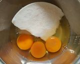 Foto langkah ke 3 dari resep Puding Srikaya Matcha Kelapa Muda Tape Ketan Hitam.