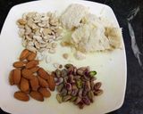 A picture of step 1 of Chandrakala/Pedakiya.