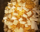 A picture of step 1 of Crock pot mac & cheese.