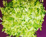 Tejszínes bacon-ös cukkinis penne recept fázis 1 fotója