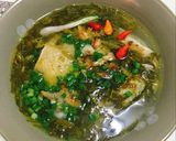 Hình bước làm 5 của món Canh Gà Nấu Lá Me