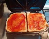 A picture of step 1 of Shami kabab toast sandwich.