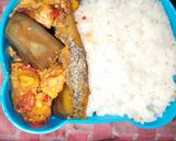 Foto langkah ke 2 dari resep Balado terong, tongkol, tahu, tempe.