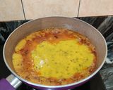 A picture of step 8 of Green moong toor dal tadka.