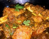 A picture of step 1 of Mutton karahi.