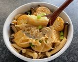 A picture of step 7 of Quick and easy tamago (egg) tofu rice bowl.