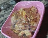 A picture of step 4 of Grilled chicken laps.