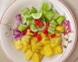 Foto langkah ke 2 dari resep Bola Gulai, Liwet Sayur, Acar & Keripik.