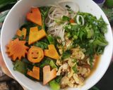 Foto langkah ke 5 dari resep Mie ayam lethek + sayuran.