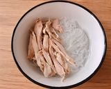 Hình bước làm 4 của món Miến Gà Xé