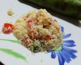 Foto del paso 3 de la receta: Panqueques de espinaca con cuscus