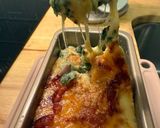 รูปขั้นตอนการทำที่ 8 ของ ผักโขมอบชีส Baked Spinach with Cheese
