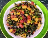 A picture of step 4 of Methi Subzi (Fenugreek leaves Dry Curry).