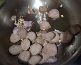 Foto langkah ke 2 dari resep Tumis Sawi Putih Bakso.