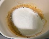 A picture of step 6 of Banana, Mascarpone, and Plum Sugar Fondant Cake.