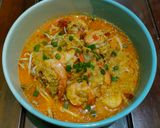 Foto langkah ke 5 dari resep 454. Laksa Udang Singapore.