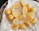 Foto del paso 3 de la receta: Trucha a la Navarra rellena de jamón ibérico y con costra de Almendras