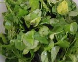 A picture of step 1 of Methi Chaman.