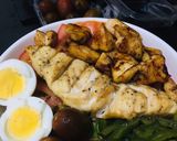 Hình bước làm 3 của món Salad Ức Gà Eatclean
