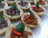 Foto langkah ke 3 dari resep (633) Talam Asin Abon.
