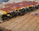 Foto del paso 5 de la receta: Pastel de carne y espinacas con masa de base 🤗