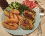 Фото кроку 4 до Кабачковые котлеты с тофу.