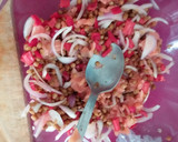 Foto del paso 1 de la receta: Ensalada de lentejas salmón aguacate y queso feta