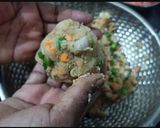 A picture of step 3 of Vegetable Aloo Tikki Burger.