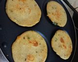 A picture of step 6 of Low-Oil Crispy Samak Rice Cheela for Fasting.
