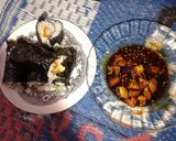 Foto langkah ke 8 dari resep Sushi/Kimbap with sauce simple.