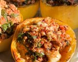 A picture of step 10 of High Protein Low Carb Spaghetti Squash!.