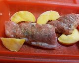 Foto del paso 2 de la receta Solomillo de cerdo y melocotón en estuche Lékué