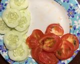 A picture of step 2 of Egg Vegetable Sandwich.