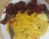 A picture of step 1 of Quick Tandoori chicken fry.
