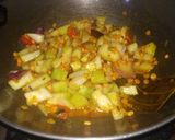A picture of step 3 of Masoordal Lauki Ki Sabji.