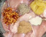 A picture of step 2 of Chicken Qeema Samosa.