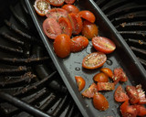 A picture of step 2 of Pan- Seared pork chops with Mediterranean Flair.
